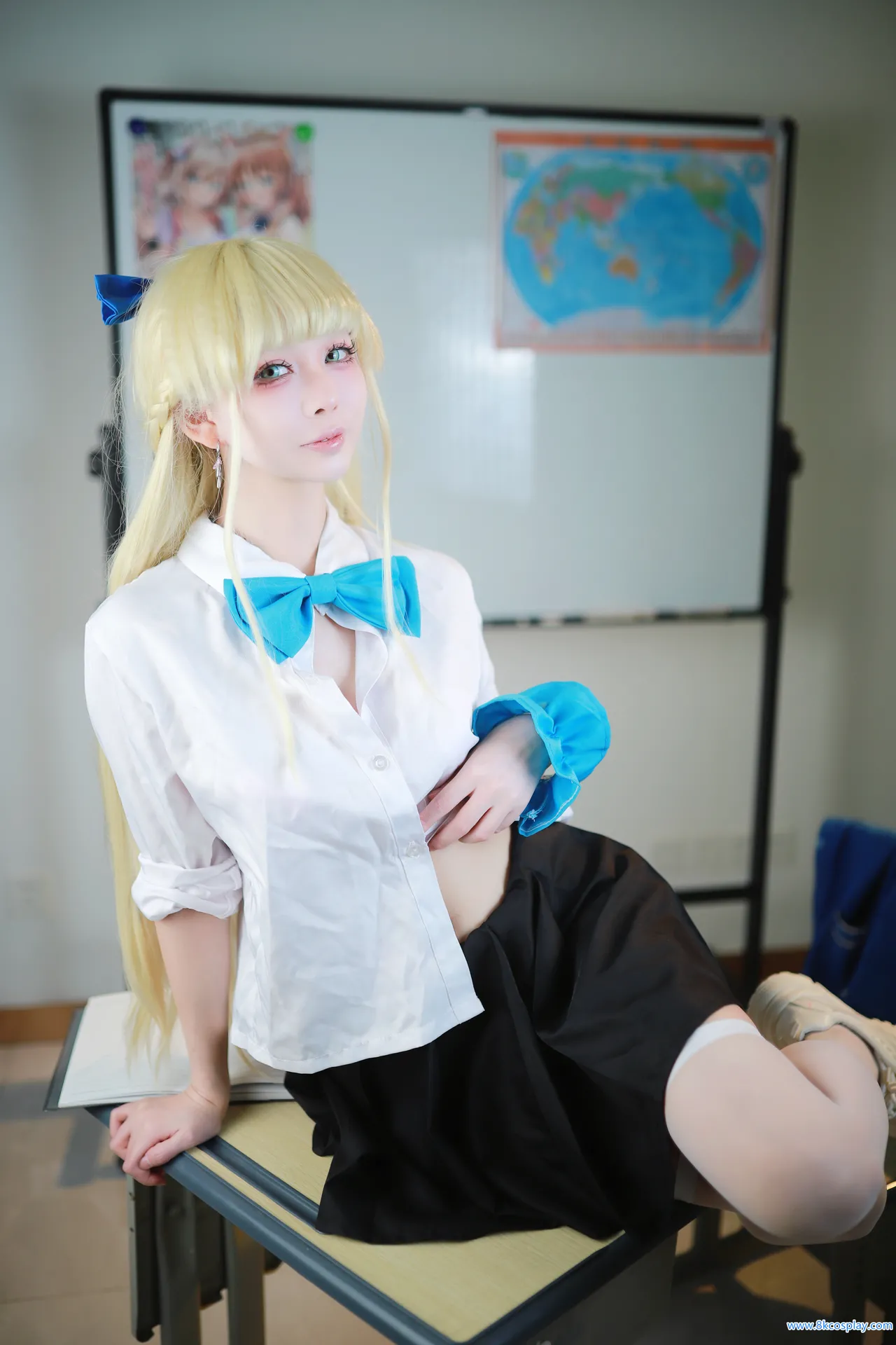 上杉绘梨落 蔚蓝档案 飞鸟马时JK校服 Asuma Toki-erohere21.webp