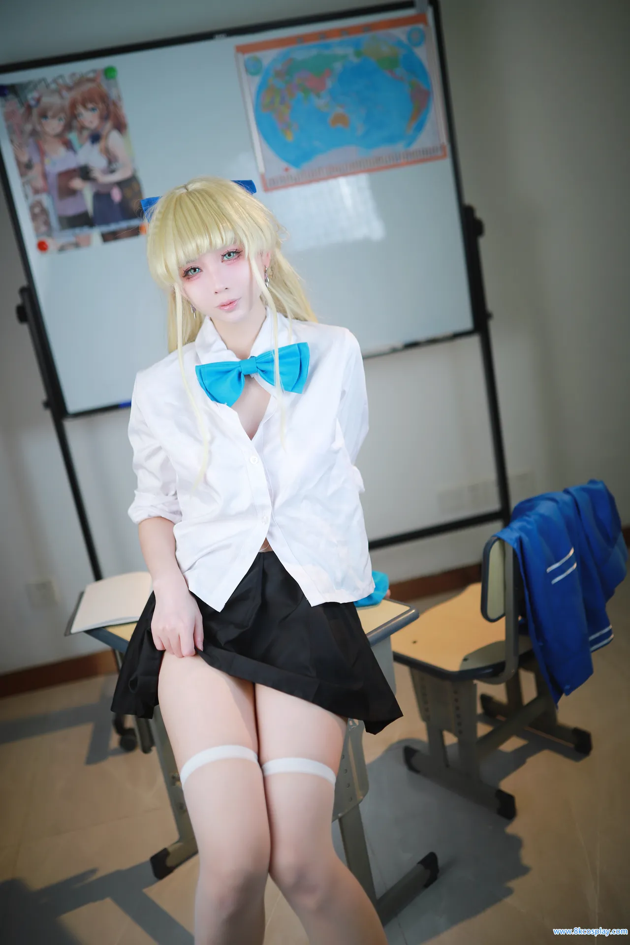 上杉绘梨落 蔚蓝档案 飞鸟马时JK校服 Asuma Toki-erohere22.webp
