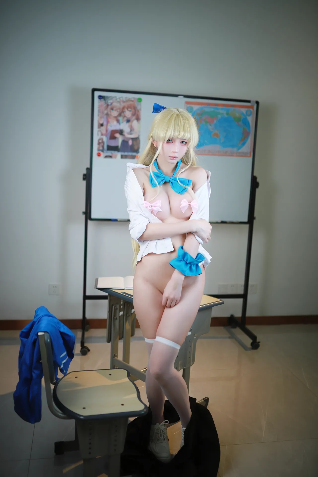 上杉绘梨落 蔚蓝档案 飞鸟马时JK校服 Asuma Toki-erohere37.webp