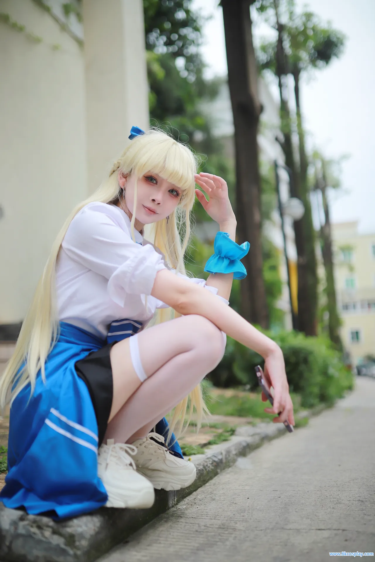 上杉绘梨落 蔚蓝档案 飞鸟马时JK校服 Asuma Toki-erohere7.webp