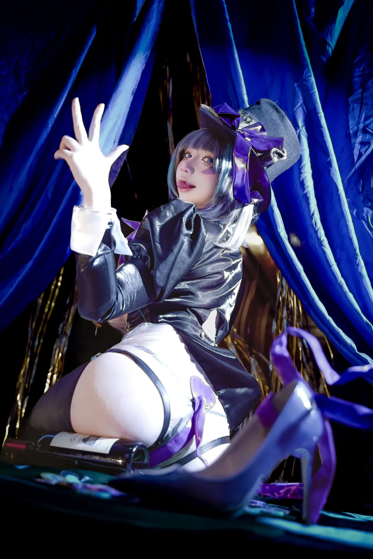 九曲Jean - 碧蓝航线 柴郡 绚烂夜梦-erohere28.webp