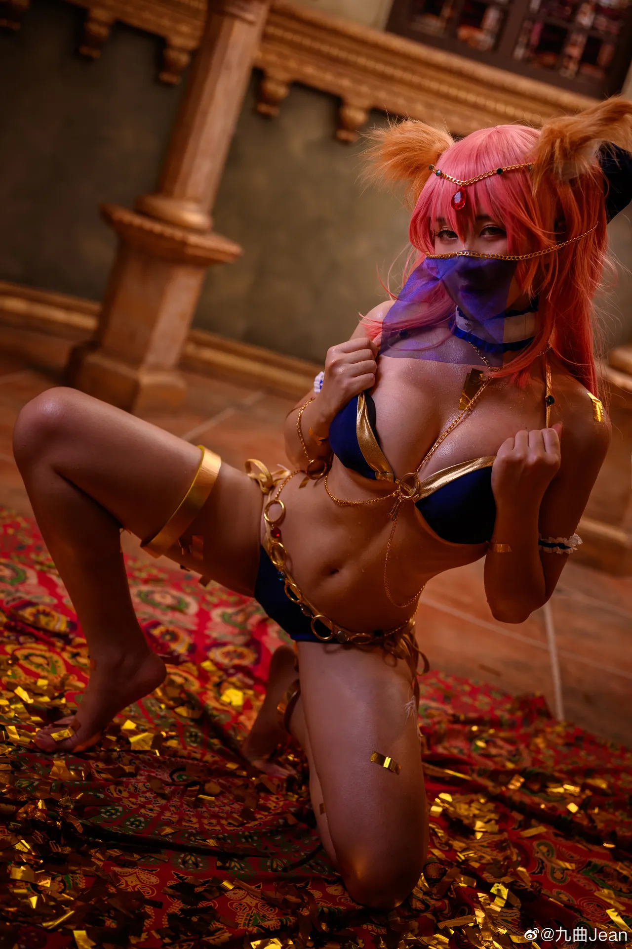 九曲Jean FGO (玉荟前 葛饰北斋 杨贵妃 虞美人 伽摩 玛修 斯卡哈 伊斯塔凛 尼禄 贞德 白枪呆)-erohere17.webp