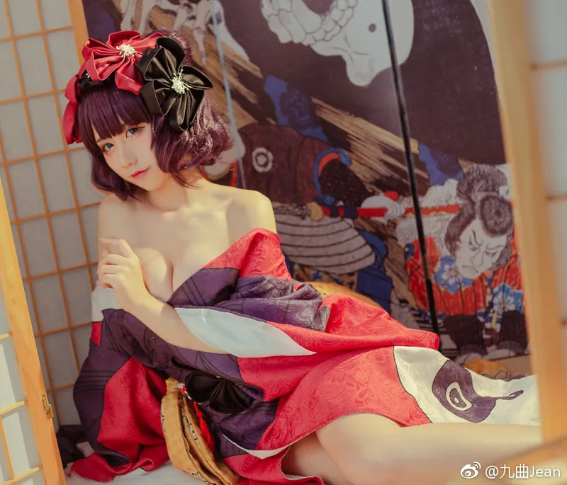 九曲Jean FGO (玉荟前 葛饰北斋 杨贵妃 虞美人 伽摩 玛修 斯卡哈 伊斯塔凛 尼禄 贞德 白枪呆)-erohere22.webp
