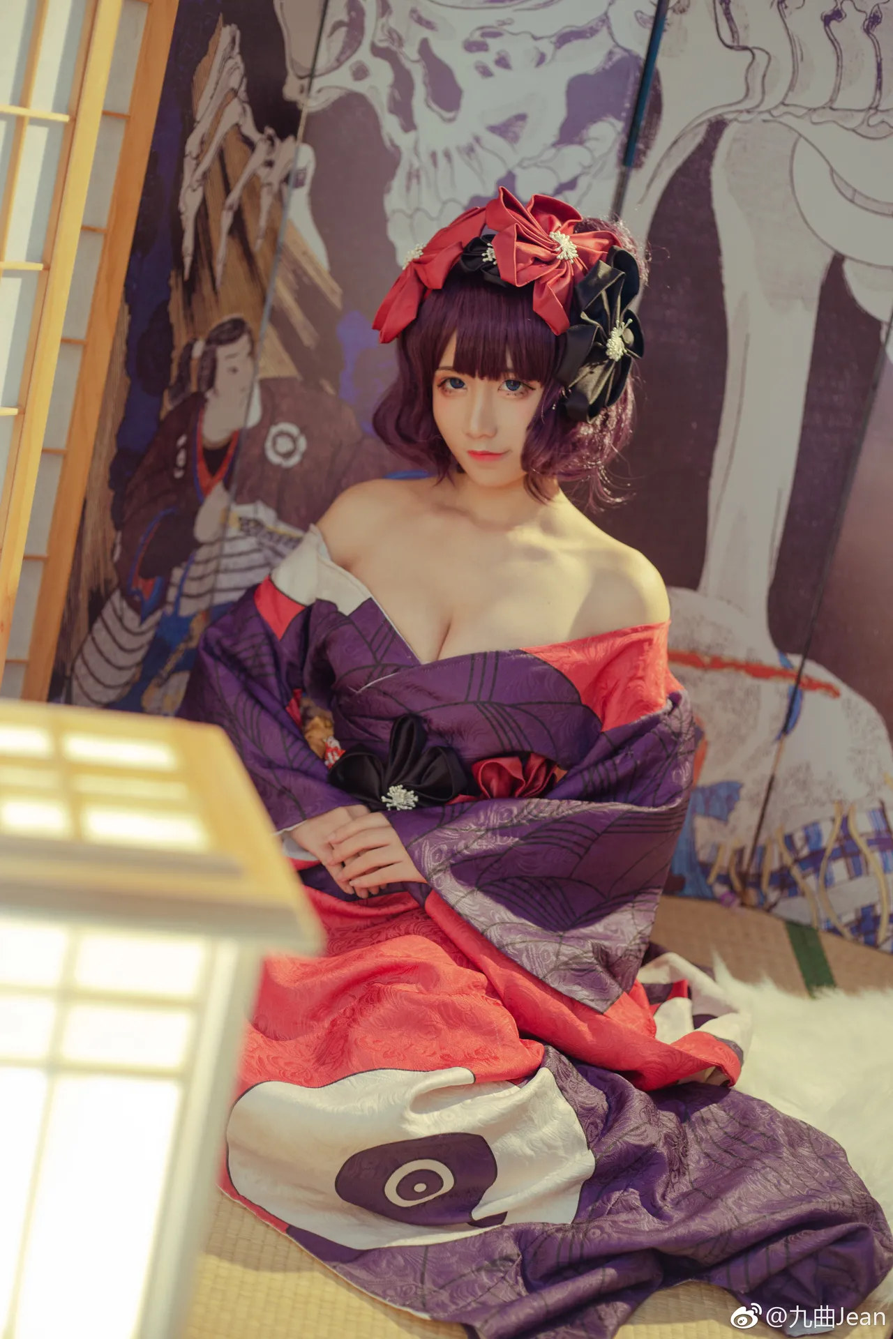九曲Jean FGO (玉荟前 葛饰北斋 杨贵妃 虞美人 伽摩 玛修 斯卡哈 伊斯塔凛 尼禄 贞德 白枪呆)-erohere26.webp