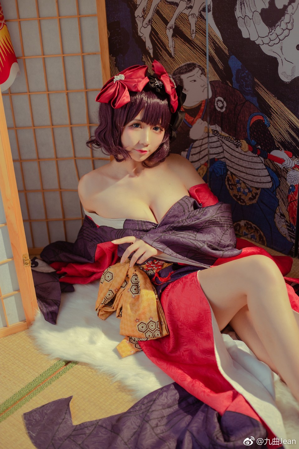 九曲Jean FGO (玉荟前 葛饰北斋 杨贵妃 虞美人 伽摩 玛修 斯卡哈 伊斯塔凛 尼禄 贞德 白枪呆)-erohere28.jpg