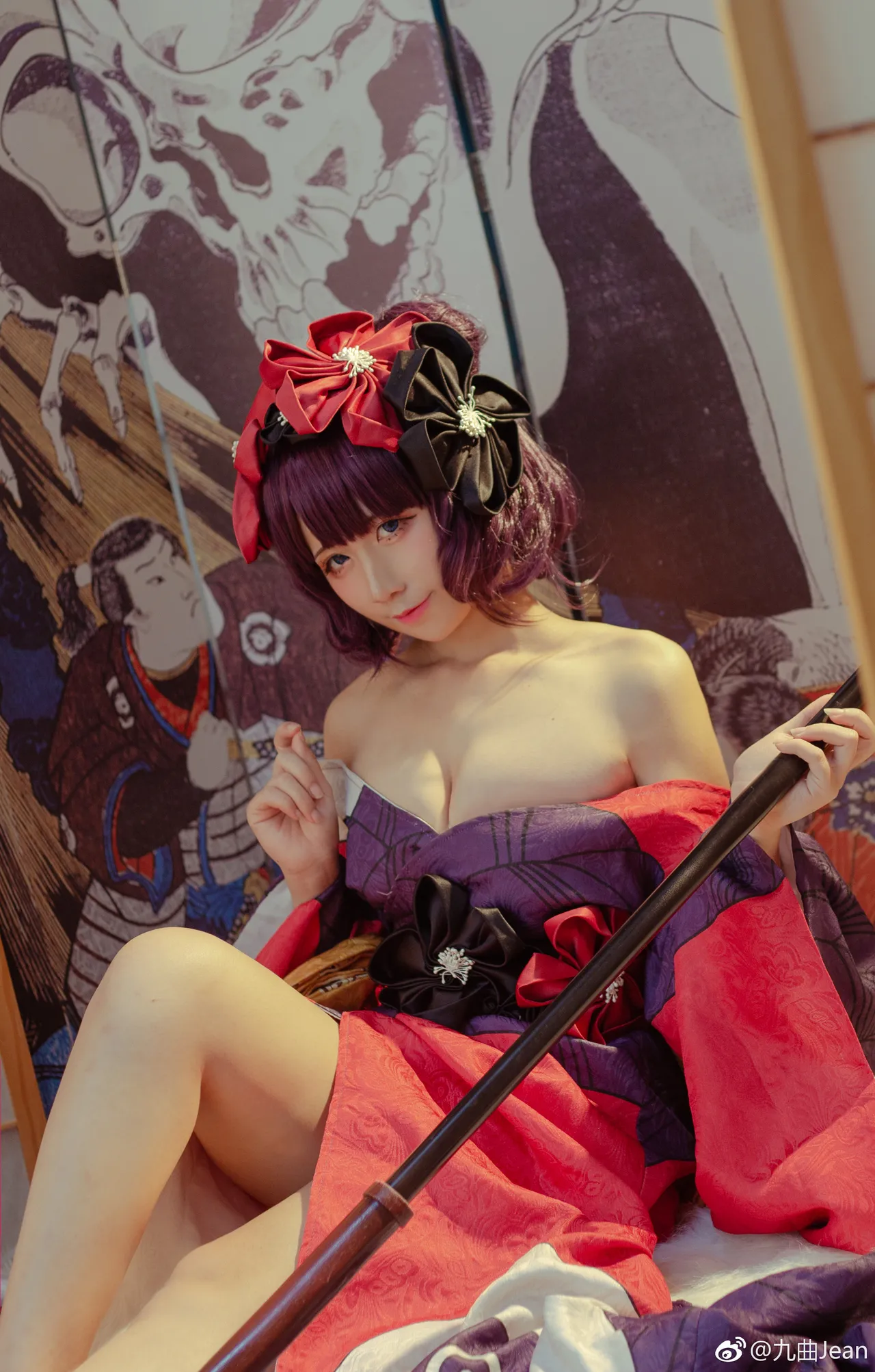 九曲Jean FGO (玉荟前 葛饰北斋 杨贵妃 虞美人 伽摩 玛修 斯卡哈 伊斯塔凛 尼禄 贞德 白枪呆)-erohere29.webp