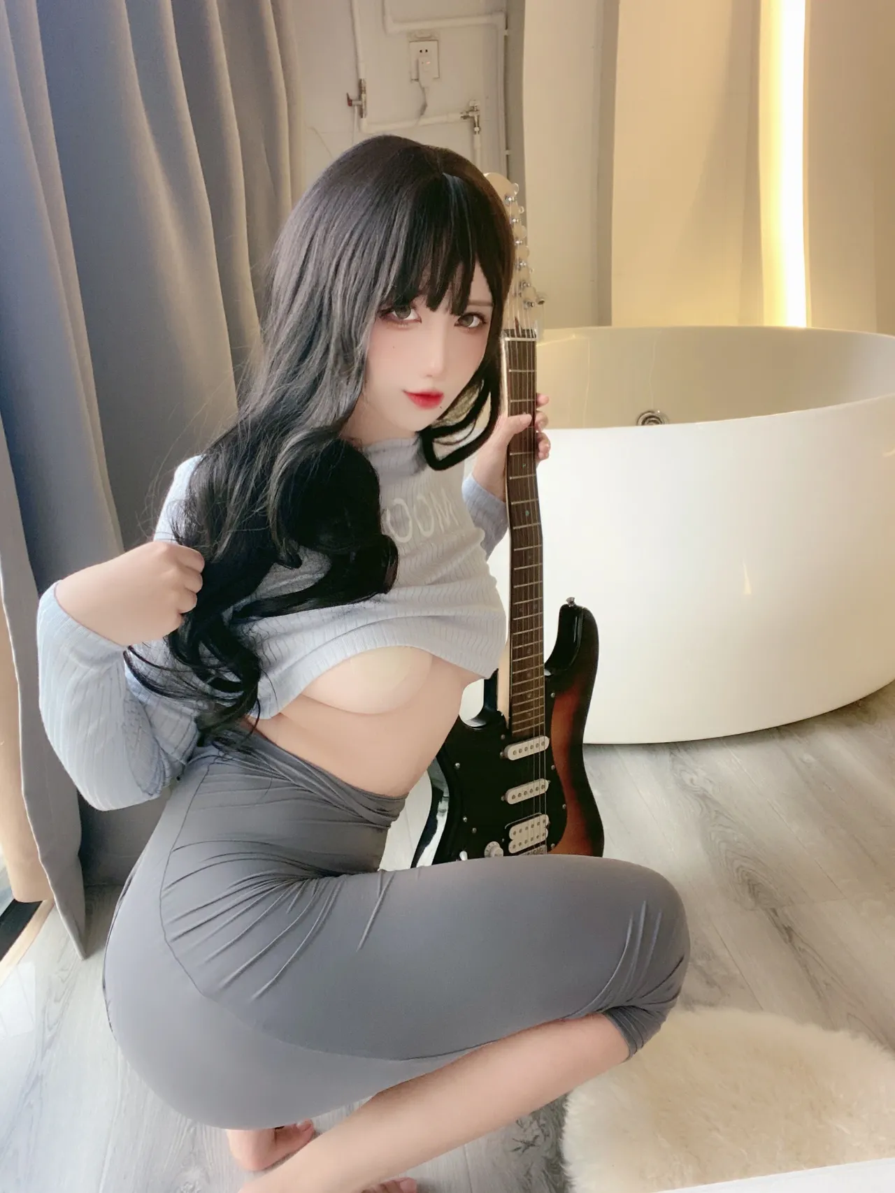 九曲jean - 吉他妹妹包臀裙-erohere49.webp