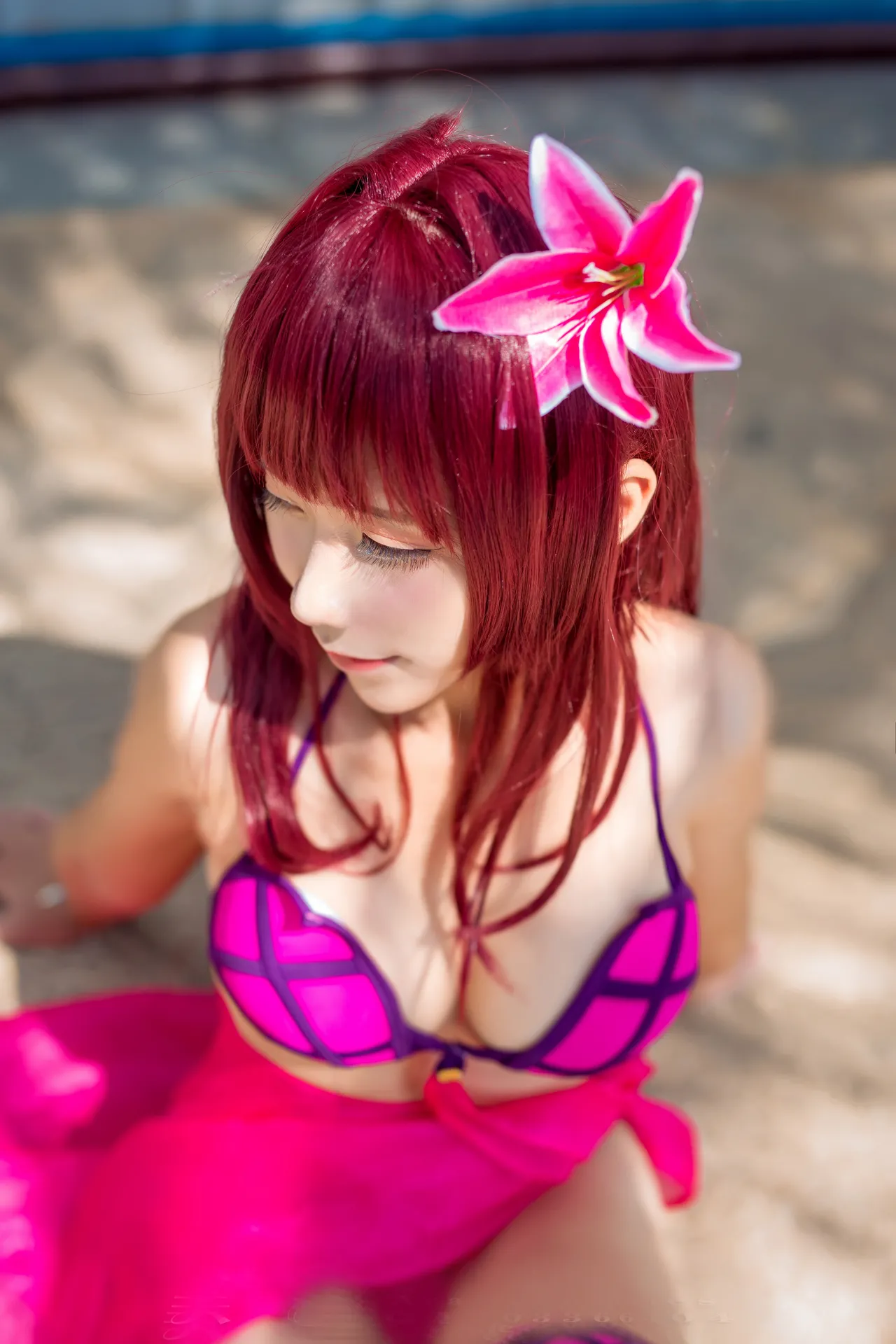 九曲jean - Scathach Bikini-erohere5.webp