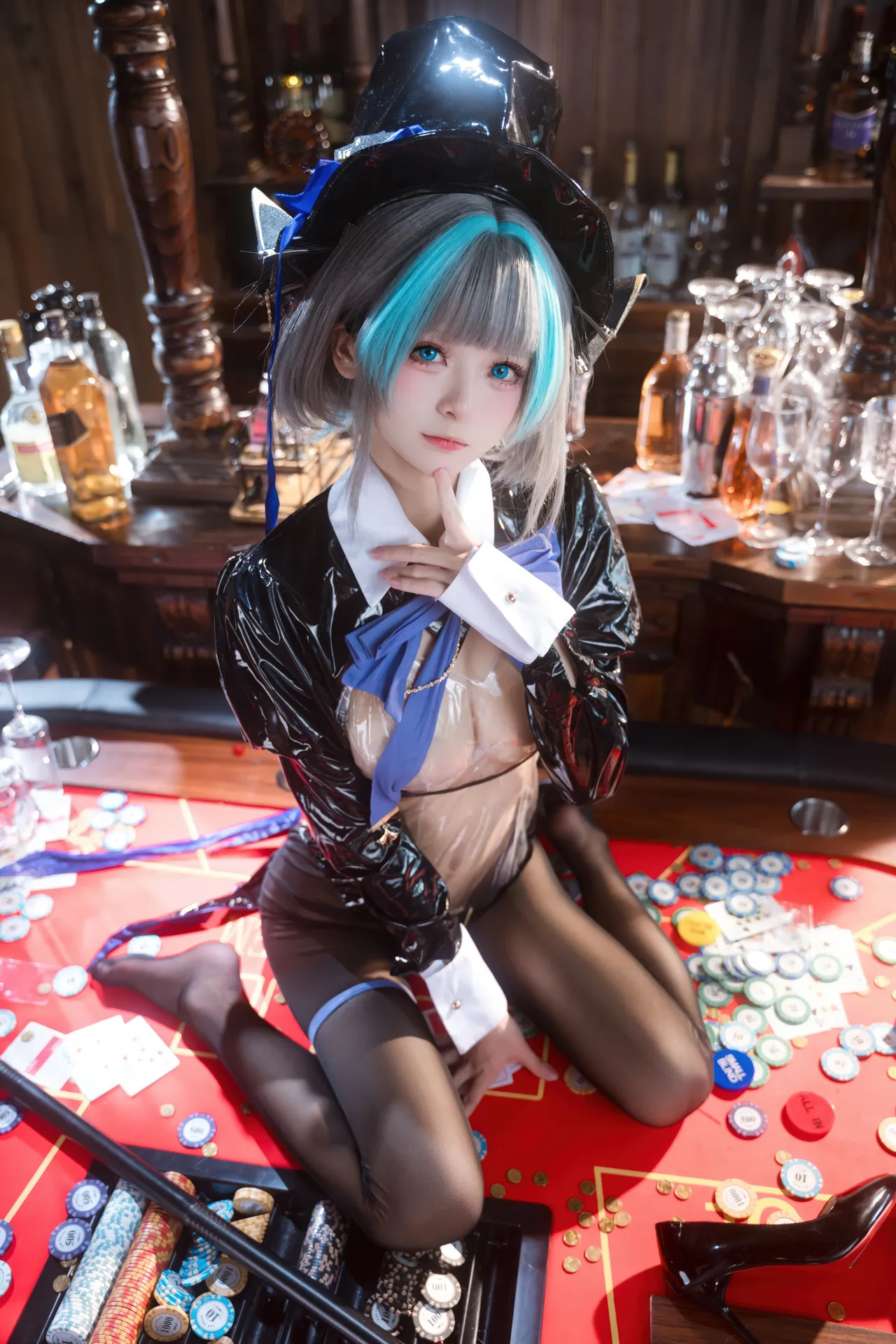 九柒喵 碧蓝航线 柴郡兔女郎-erohere16.webp