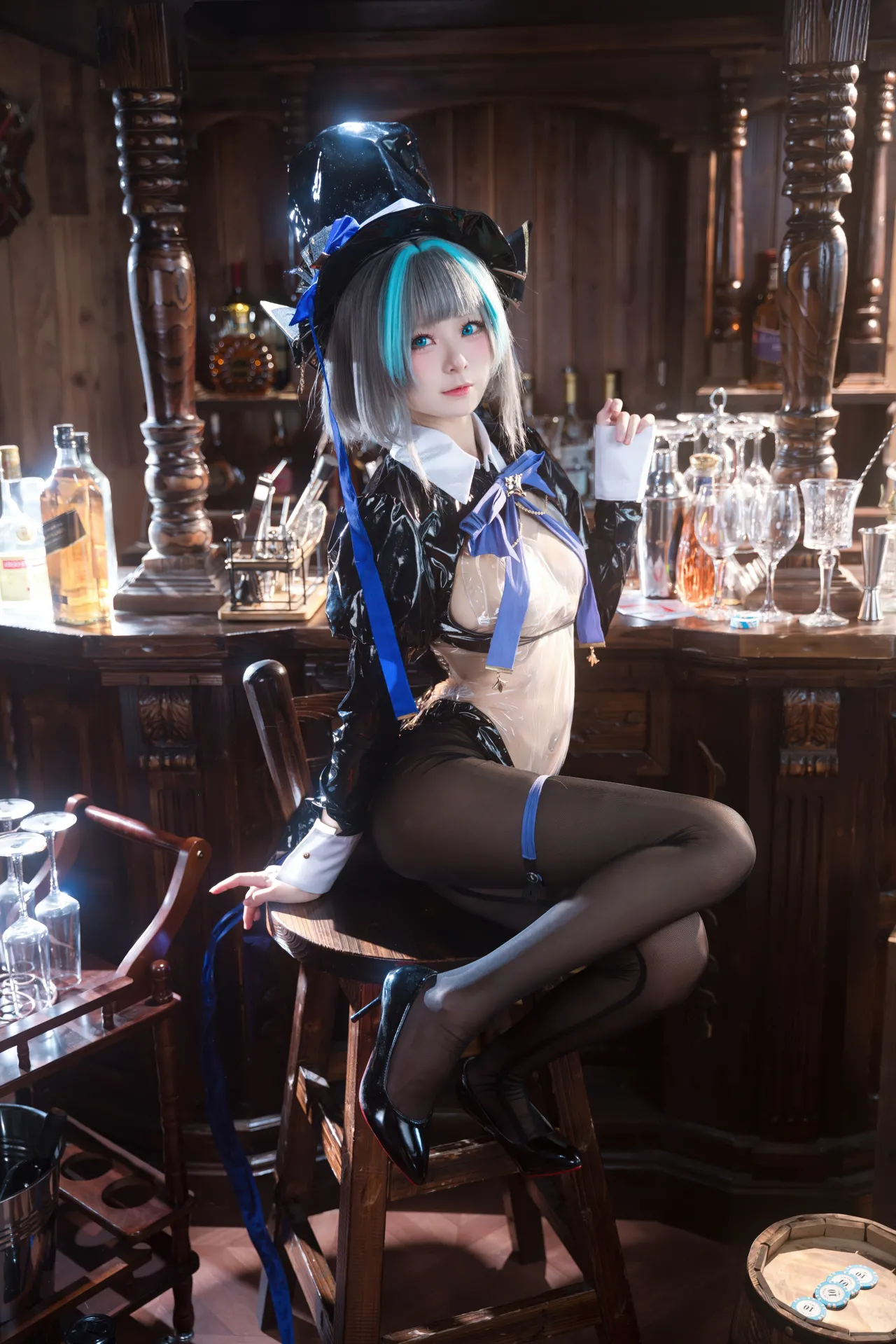 九柒喵 碧蓝航线 柴郡兔女郎-erohere3.webp