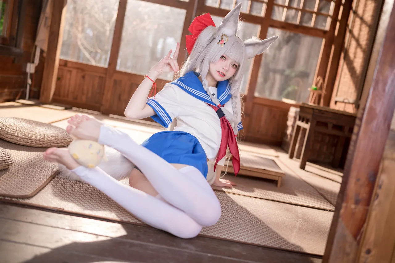 九柒喵 - 朝凪 JK (碧蓝航线)-erohere21.webp