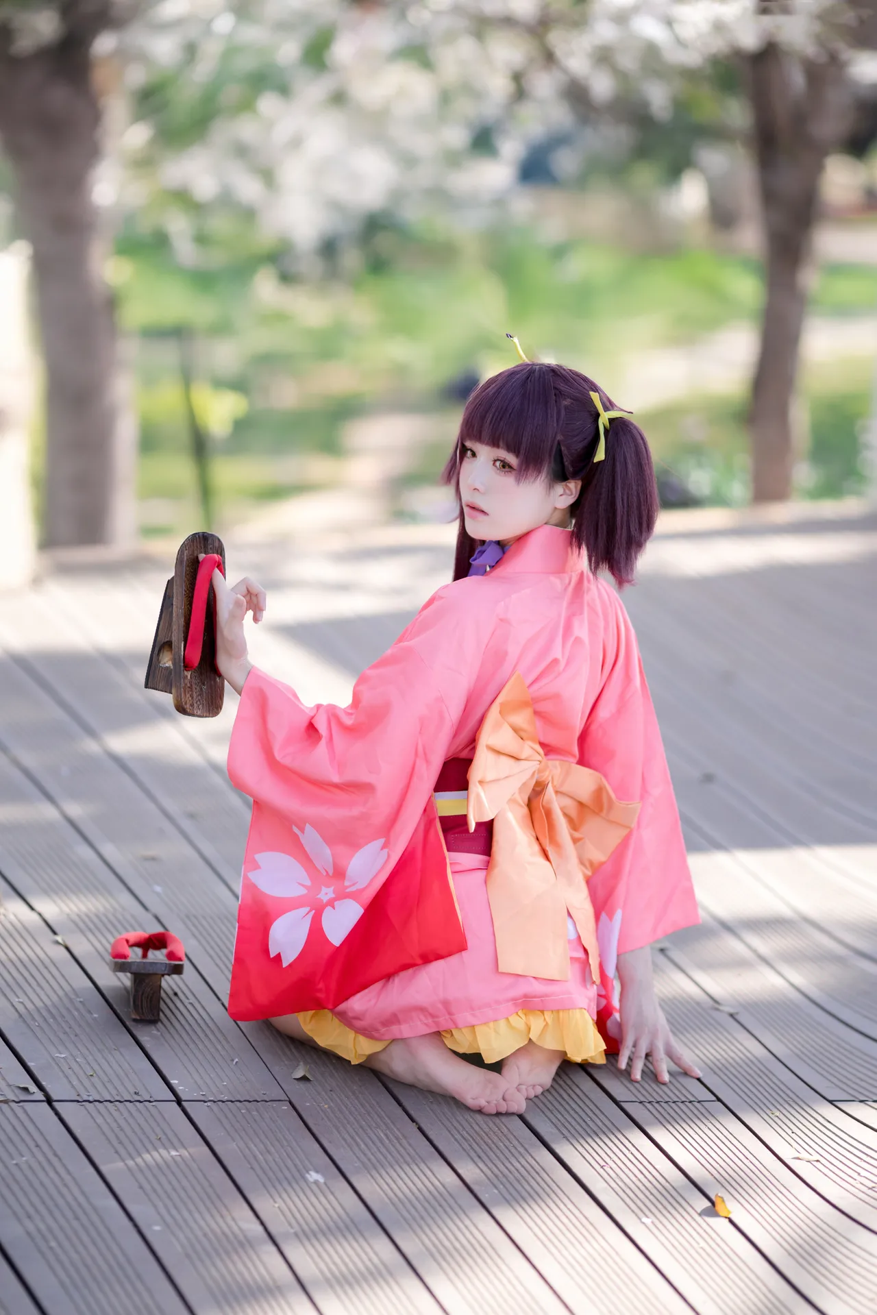 九柒喵 - 甲铁城的卡巴内利 无名 和服-erohere7.webp