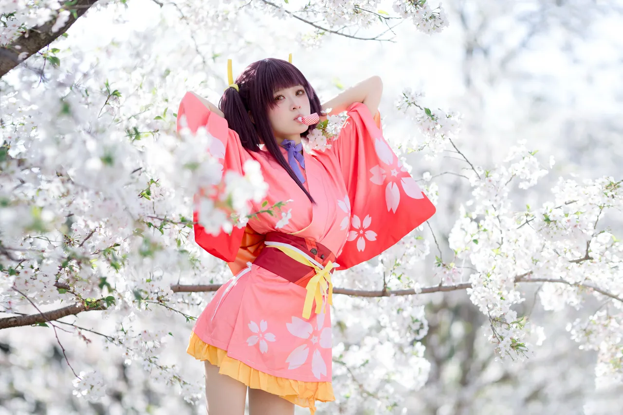 九柒喵 - 甲铁城的卡巴内利 无名 和服-erohere9.webp