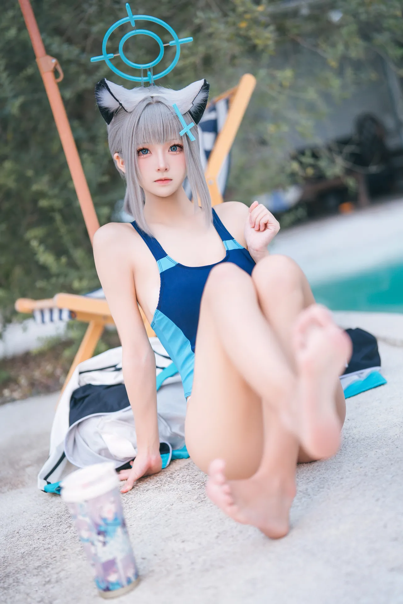 九柒喵 - 蔚蓝档案 砂狼白子泳装 34P 454M-erohere28.webp