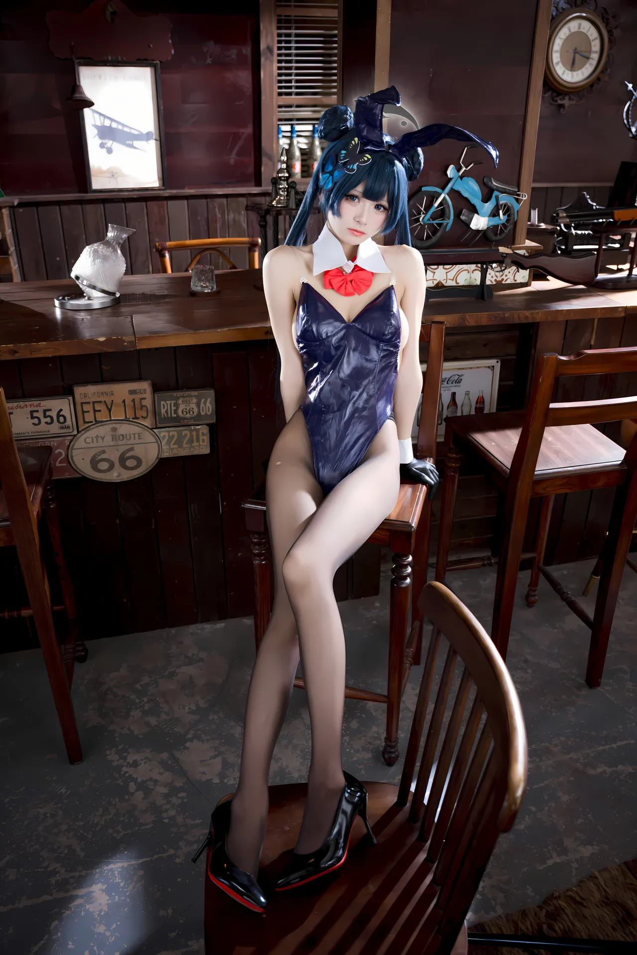 九柒喵 - 蔚蓝档案 龙华妃咲 兔女郎-erohere15.webp