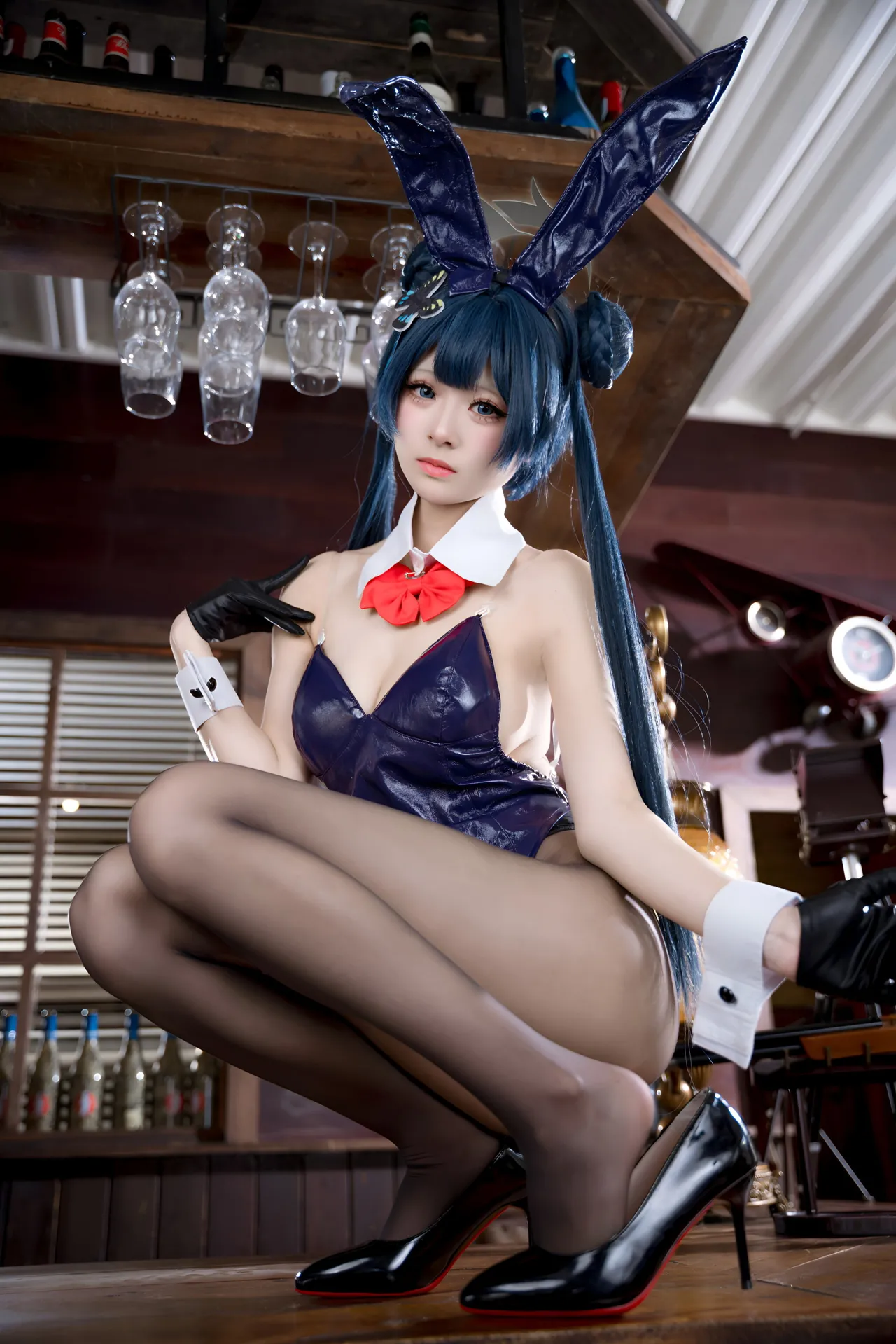 九柒喵 - 蔚蓝档案 龙华妃咲 兔女郎-erohere3.webp