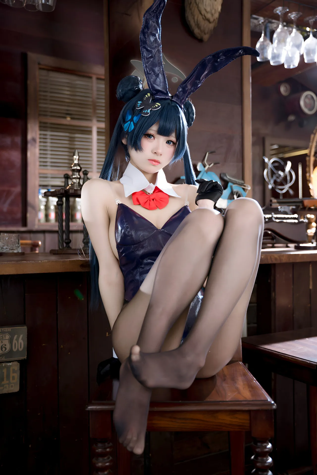 九柒喵 - 蔚蓝档案 龙华妃咲 兔女郎-erohere32.webp