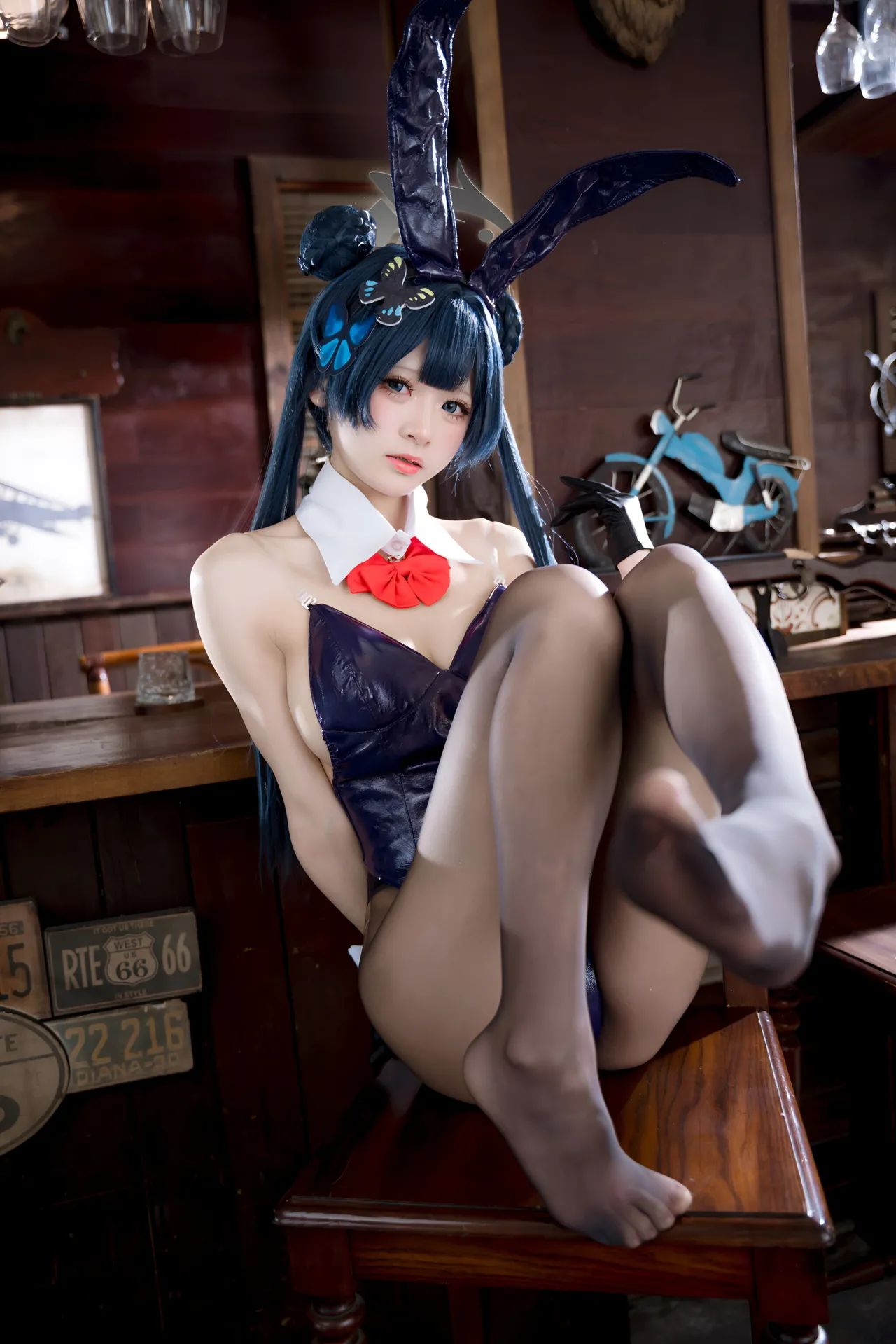 九柒喵 - 蔚蓝档案 龙华妃咲 兔女郎-erohere34.webp