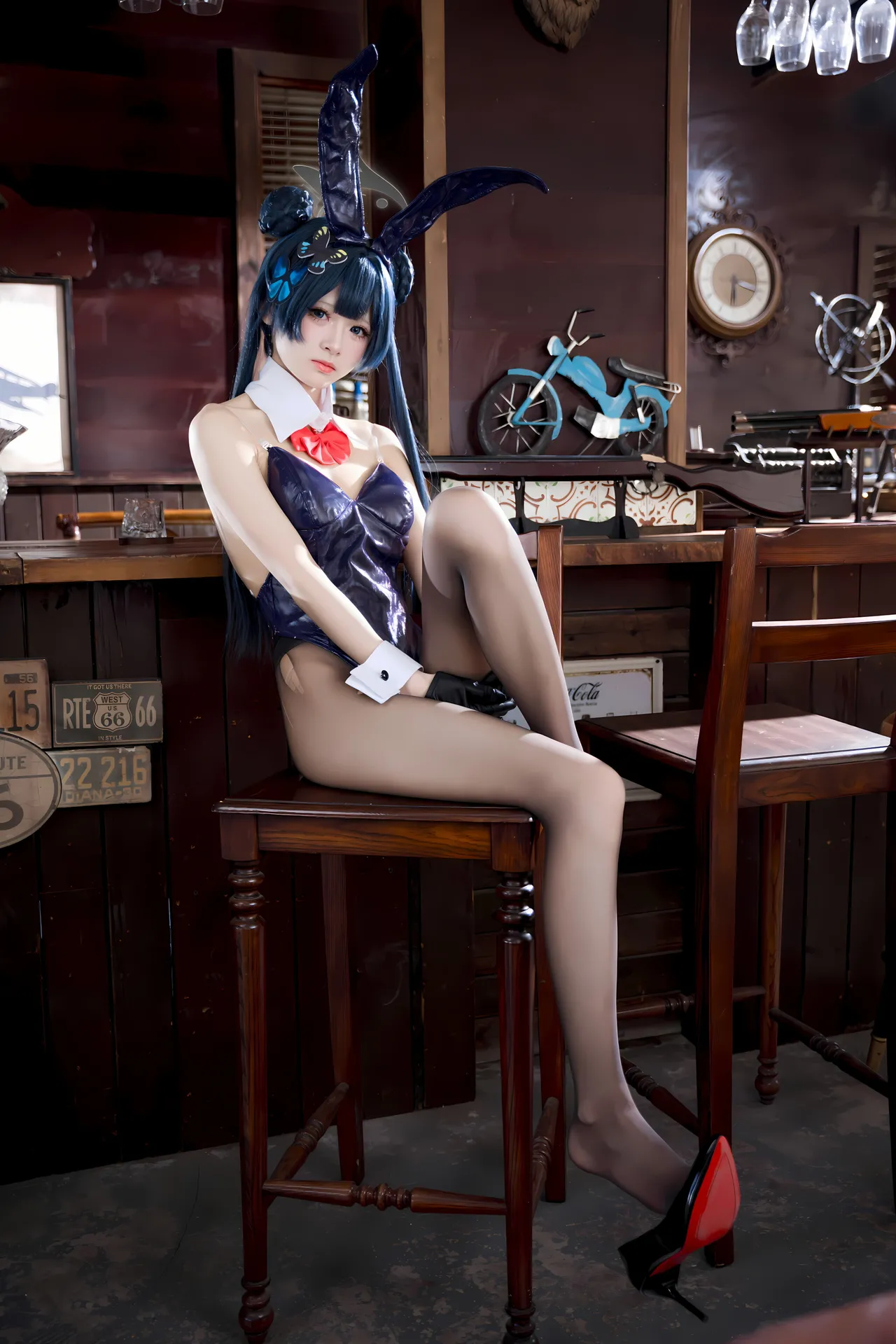 九柒喵 - 蔚蓝档案 龙华妃咲 兔女郎-erohere36.webp
