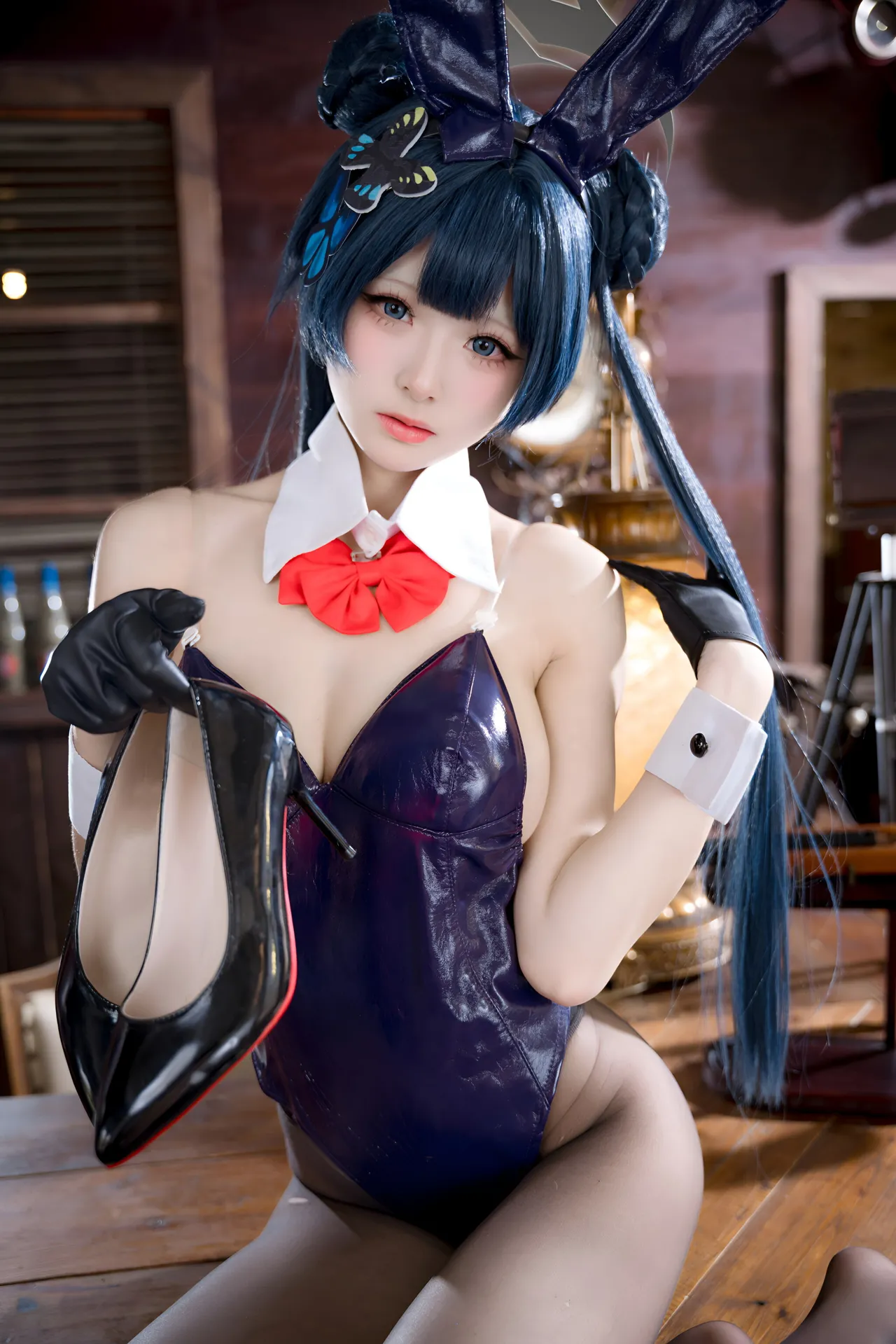 九柒喵 - 蔚蓝档案 龙华妃咲 兔女郎-erohere39.webp
