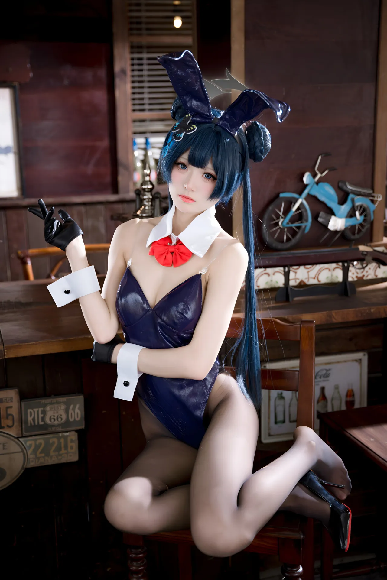 九柒喵 - 蔚蓝档案 龙华妃咲 兔女郎-erohere40.webp