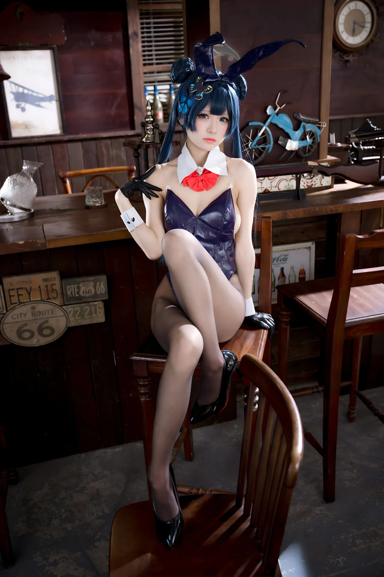 九柒喵 - 蔚蓝档案 龙华妃咲 兔女郎-erohere41.webp