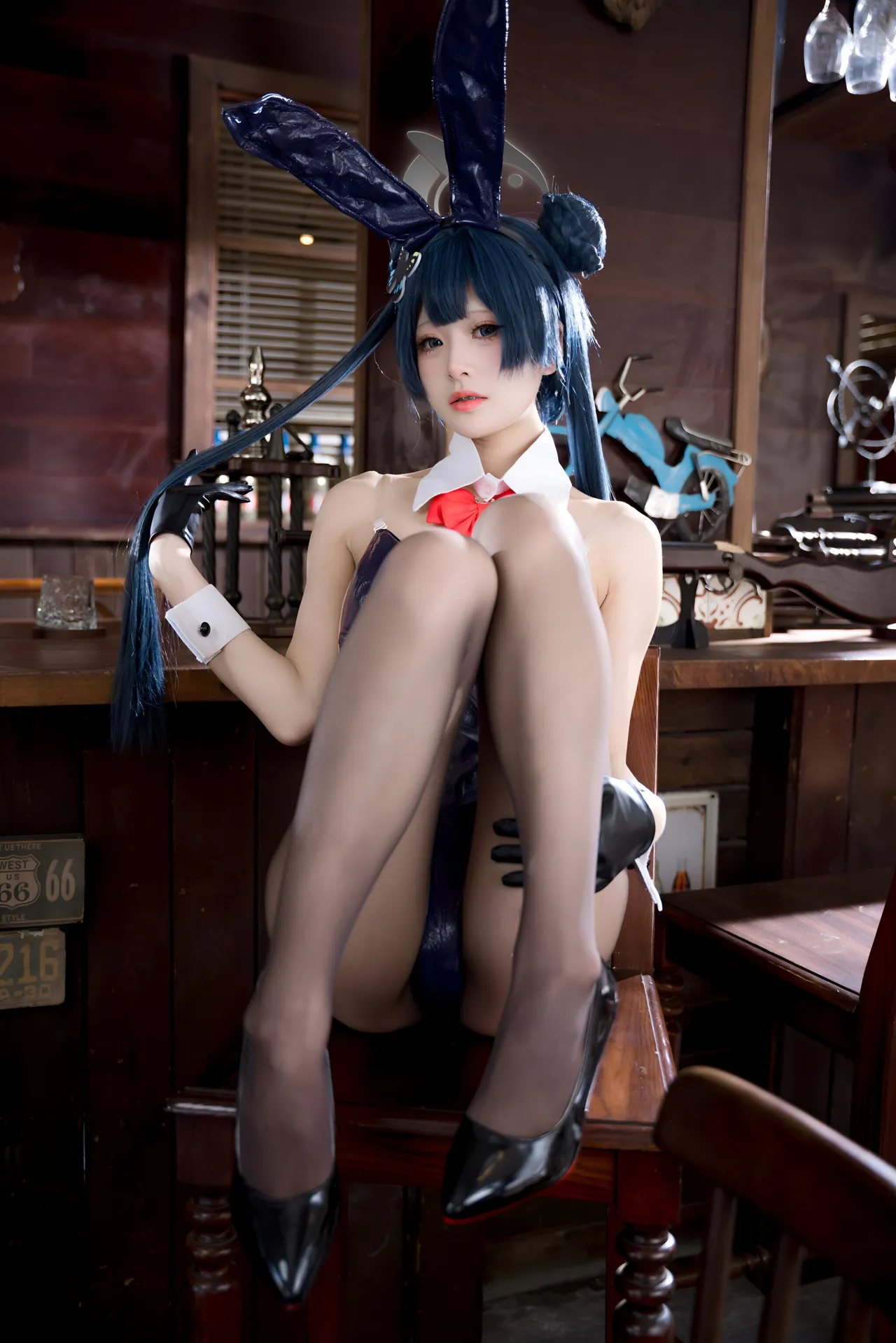 九柒喵 - 蔚蓝档案 龙华妃咲 兔女郎-erohere44.webp