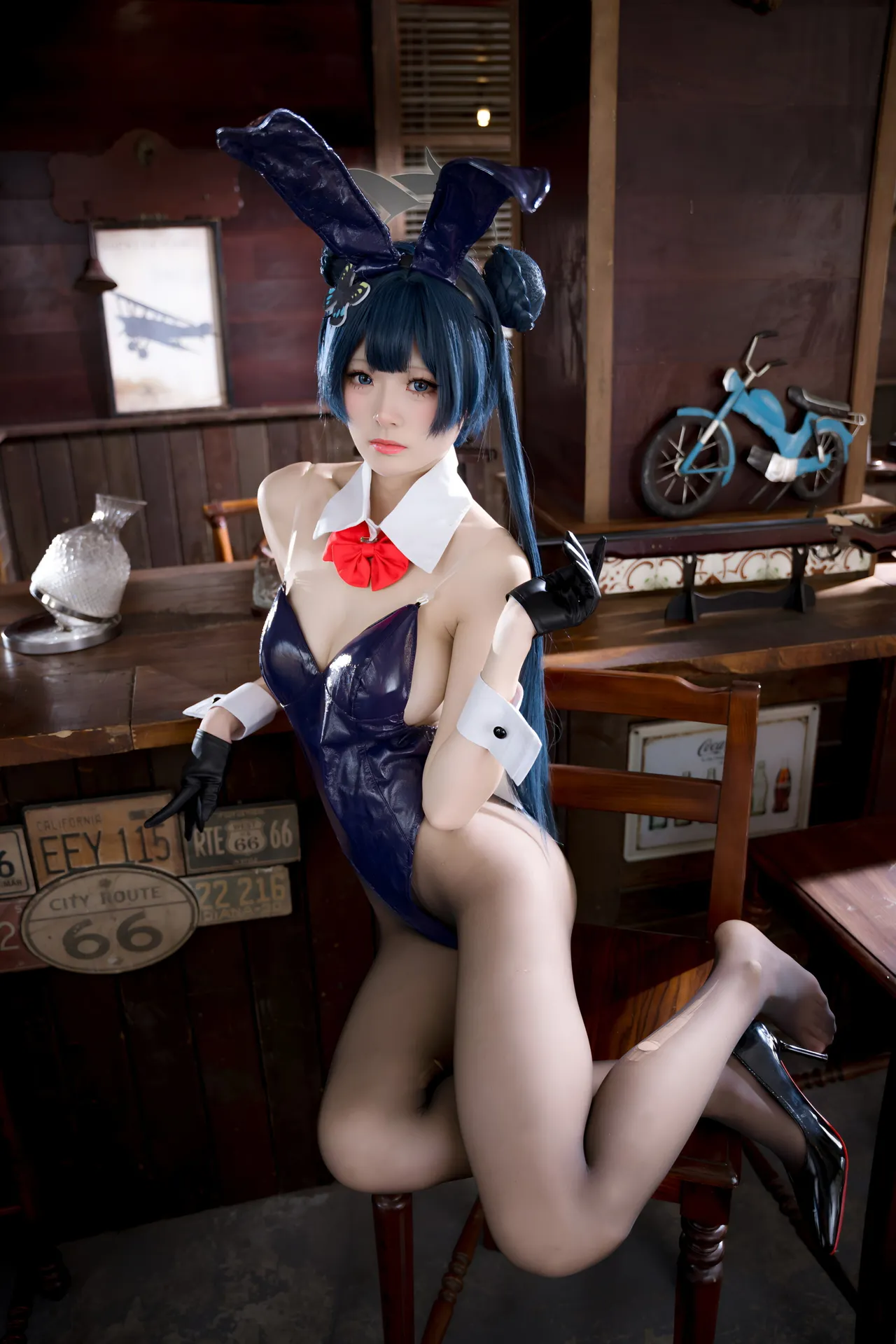 九柒喵 - 蔚蓝档案 龙华妃咲 兔女郎-erohere51.webp