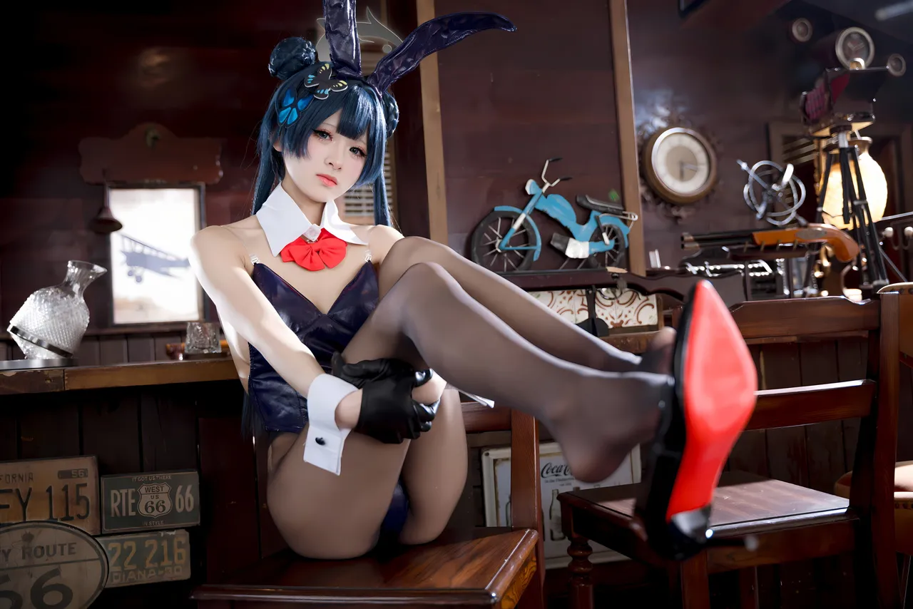 九柒喵 - 蔚蓝档案 龙华妃咲 兔女郎-erohere6.webp