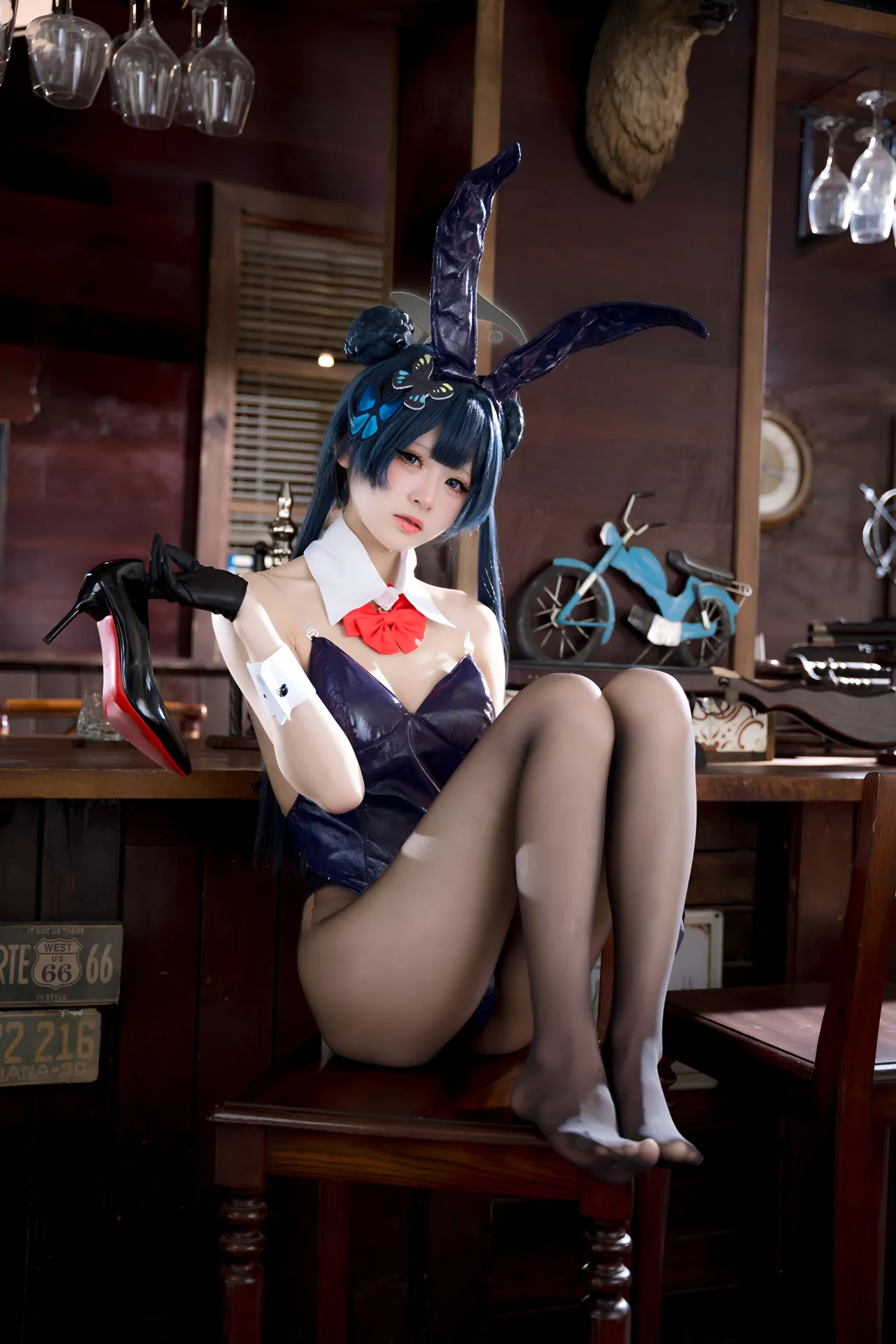 九柒喵 - 蔚蓝档案 龙华妃咲 兔女郎-erohere7.webp