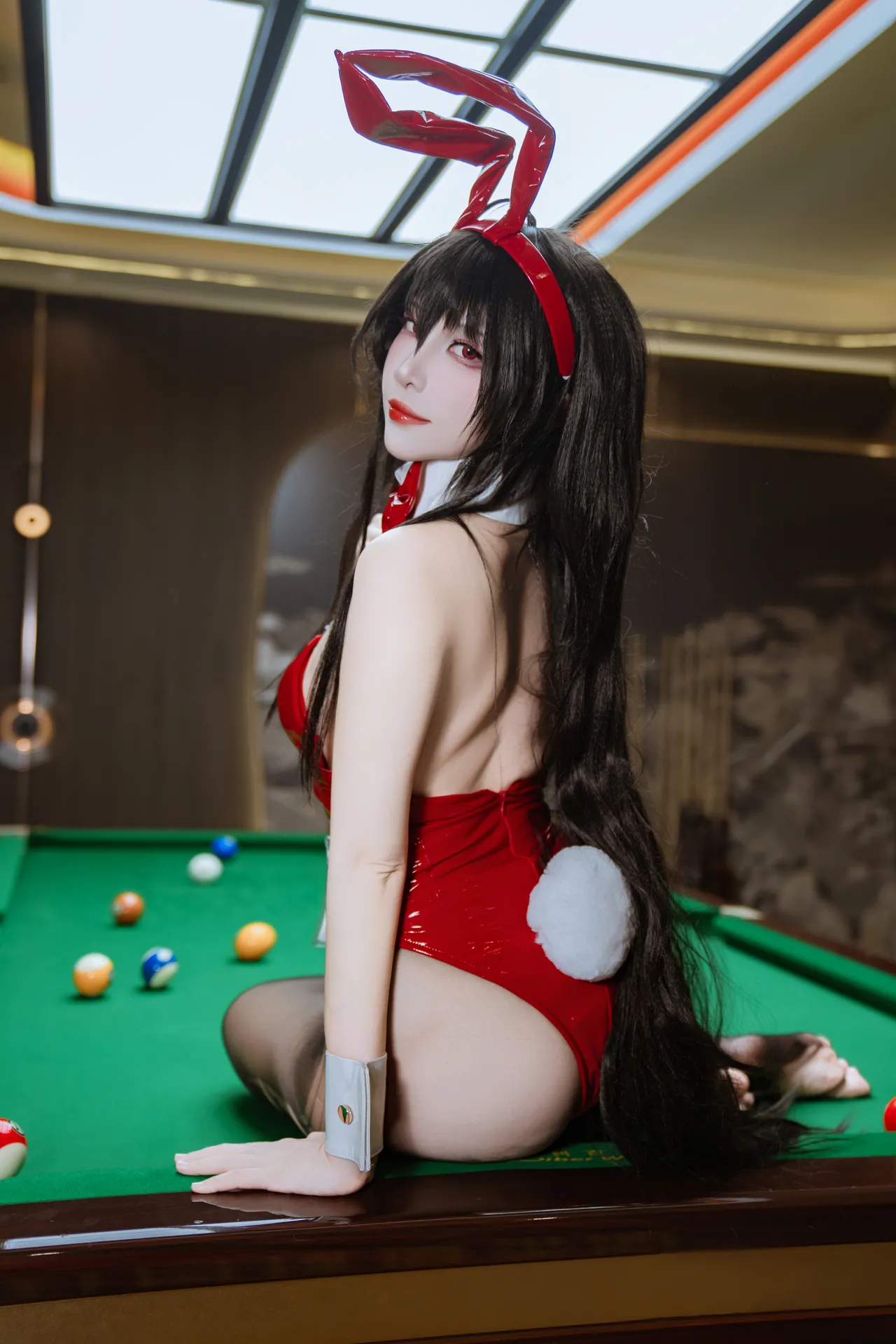 二佐Nisa - 碧蓝航线 大凤 桌球兔女郎-erohere13.webp