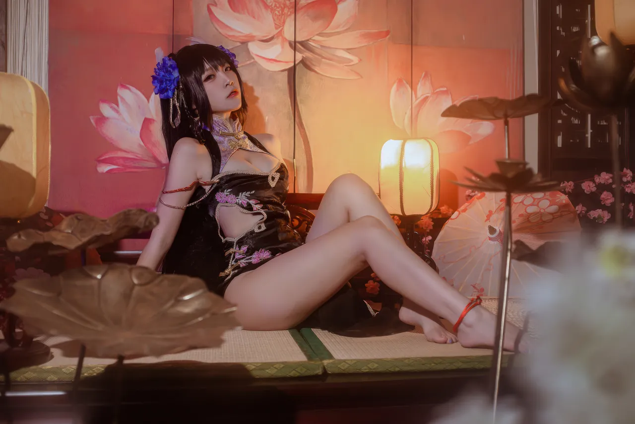 二佐Nisa - 碧蓝航线 比叡 旗袍-erohere17.webp