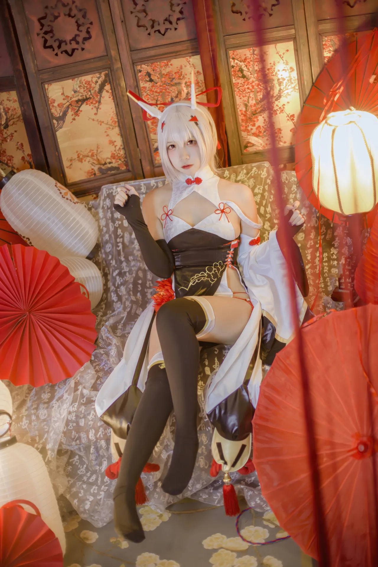 二佐Nisa - 碧蓝航线 绫波 新春旗袍-erohere7.webp