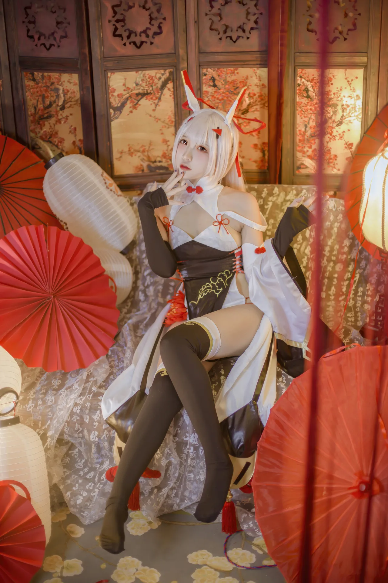 二佐Nisa - 碧蓝航线 绫波 新春旗袍-erohere8.webp