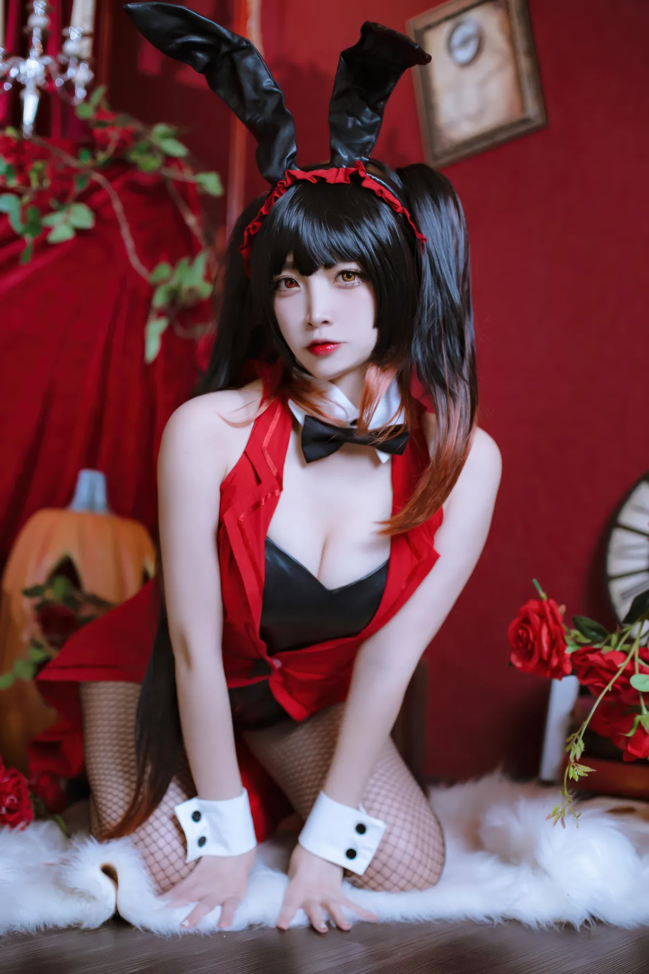 二佐Nisa - 约会大作战 时崎狂三 兔女郎-erohere14.webp