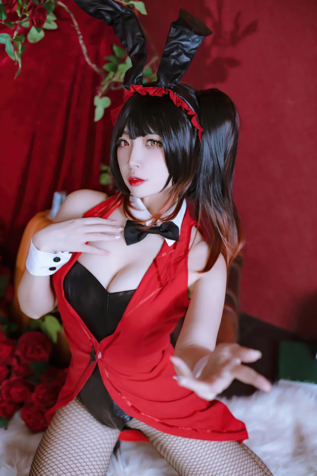 二佐Nisa - 约会大作战 时崎狂三 兔女郎-erohere24.webp