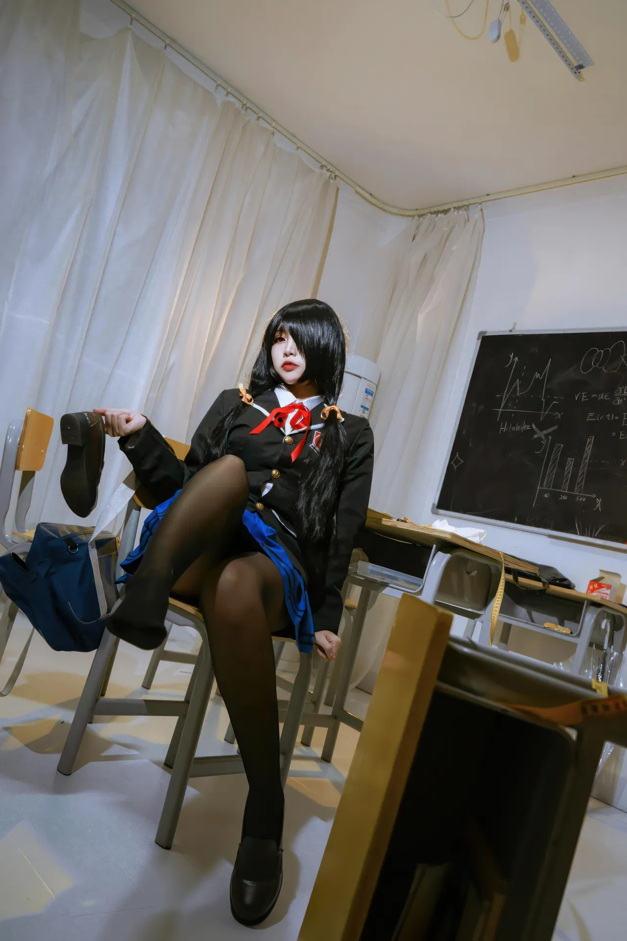 二佐Nisa - 约会大作战 时崎狂三 制服-erohere12.webp