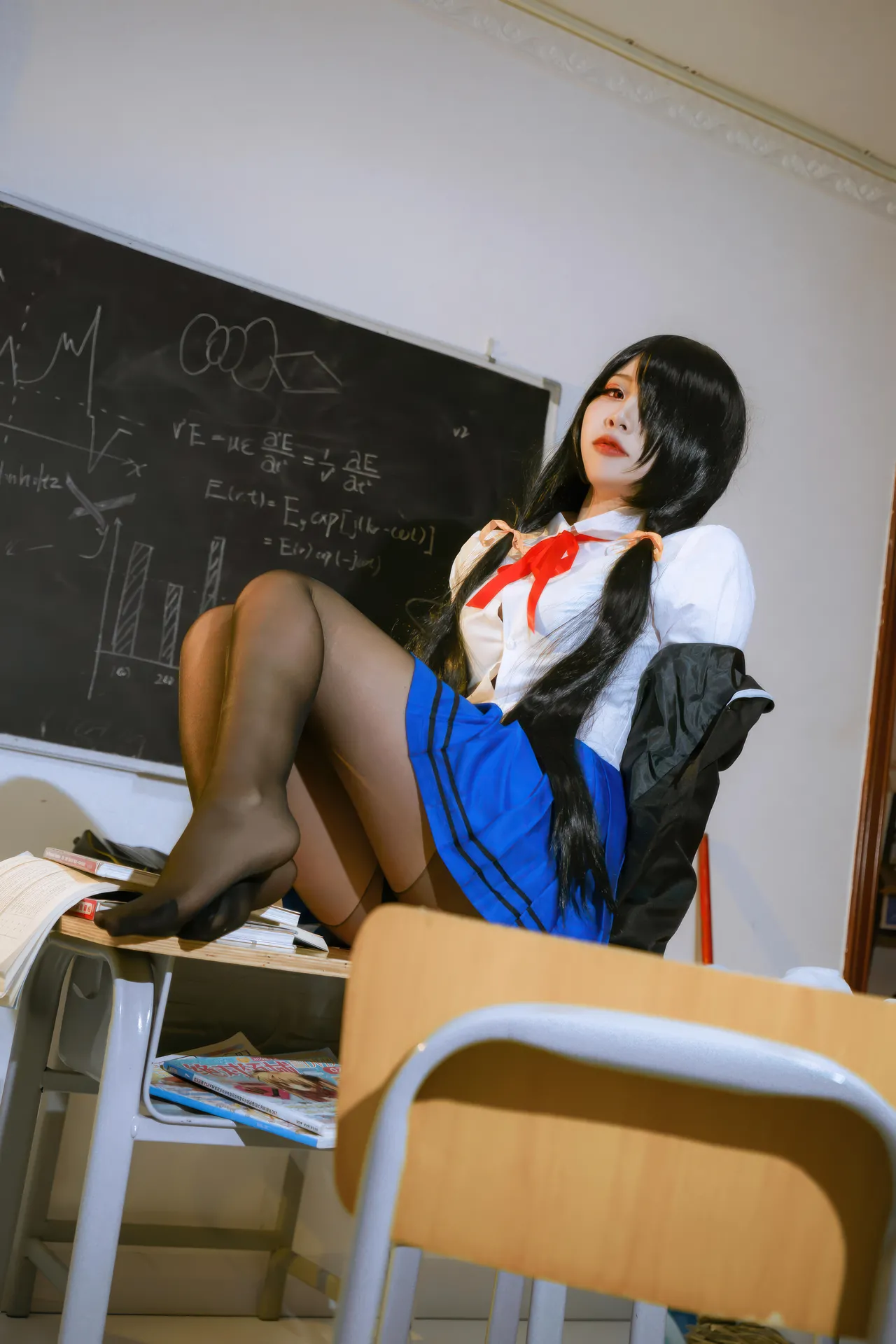 二佐Nisa - 约会大作战 时崎狂三 制服-erohere14.webp