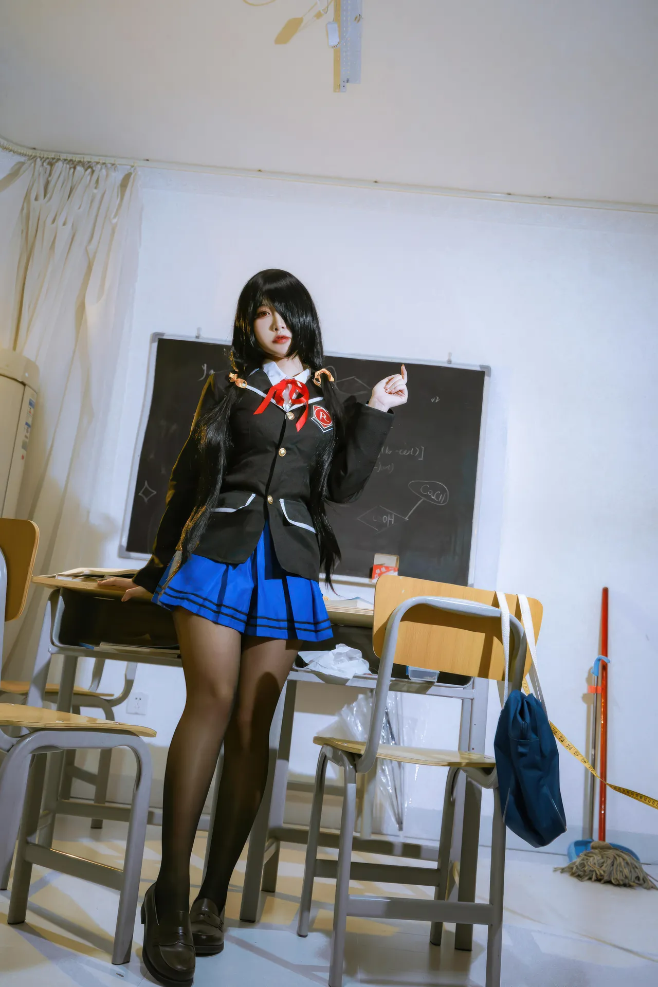 二佐Nisa - 约会大作战 时崎狂三 制服-erohere8.webp