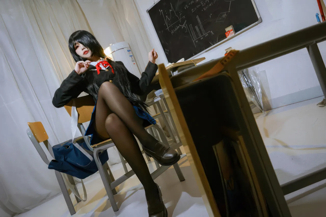 二佐Nisa - 约会大作战 时崎狂三 制服-erohere9.webp