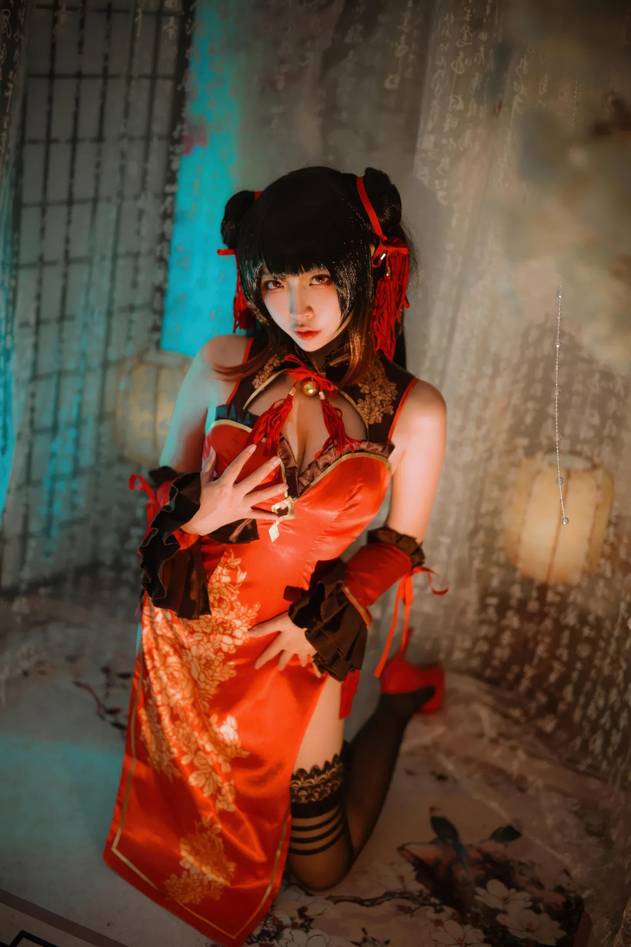 二佐Nisa - 约会大作战 时崎狂三 新春旗袍-erohere5.webp