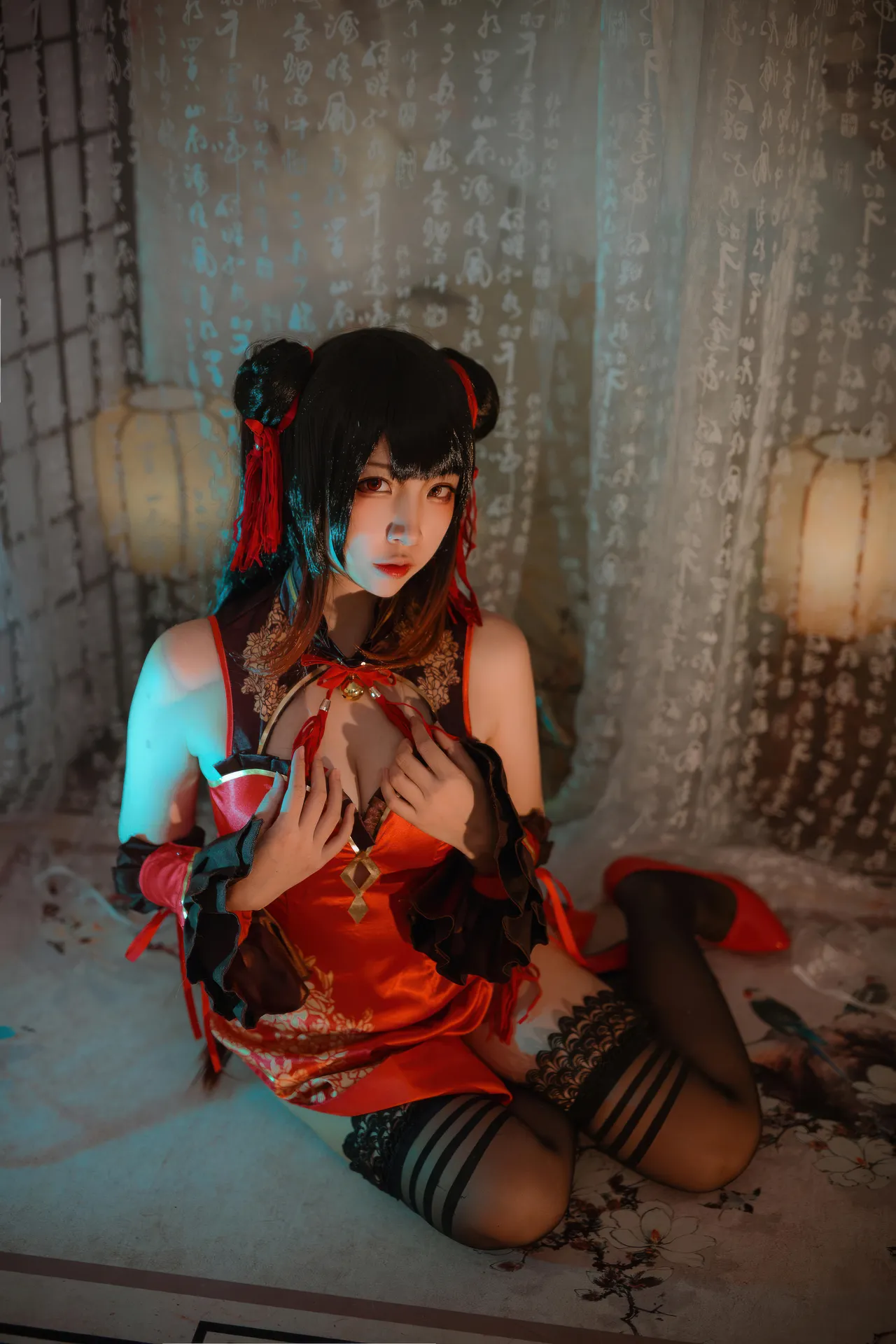 二佐Nisa - 约会大作战 时崎狂三 新春旗袍-erohere8.webp