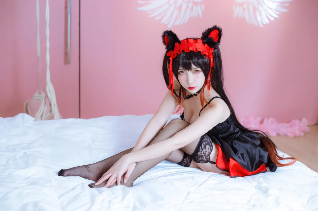 二佐Nisa - 约会大作战 时崎狂三 猫咪-erohere18.webp