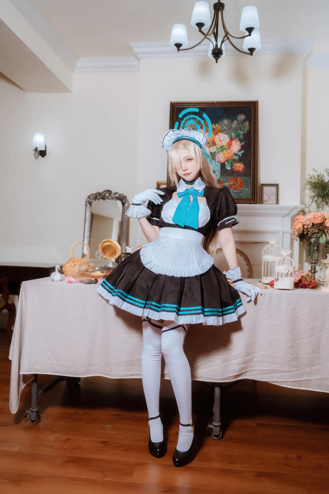 二佐Nisa - 蔚蓝档案 一之濑明日奈 女仆-erohere5.webp