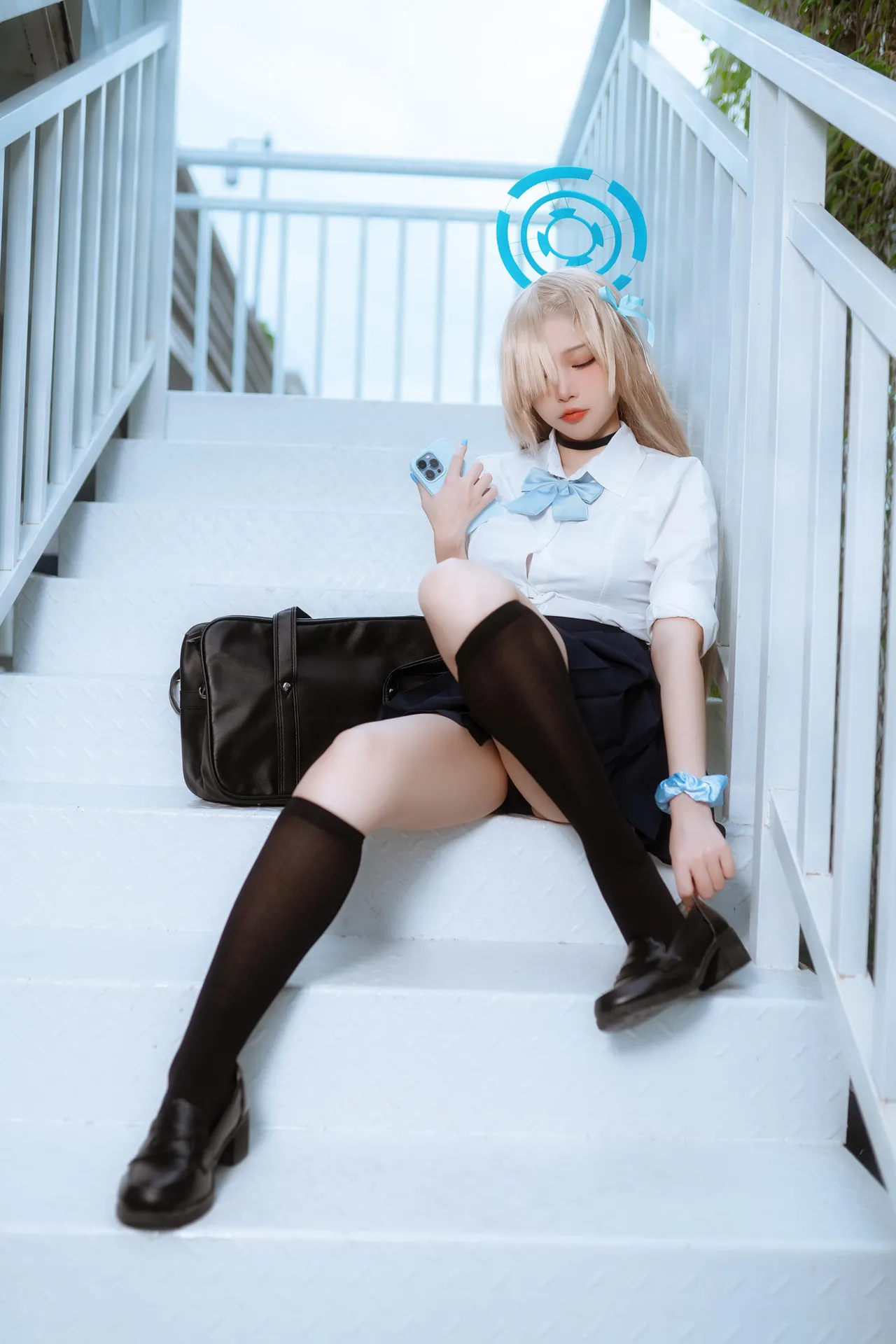 二佐Nisa - 蔚蓝档案 一之濑明日奈 JK制服