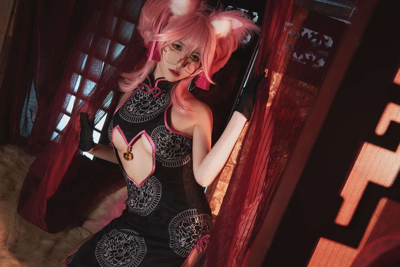 亚马逊鲶鱼 - FGO 玉藻前 旗袍-erohere9.webp