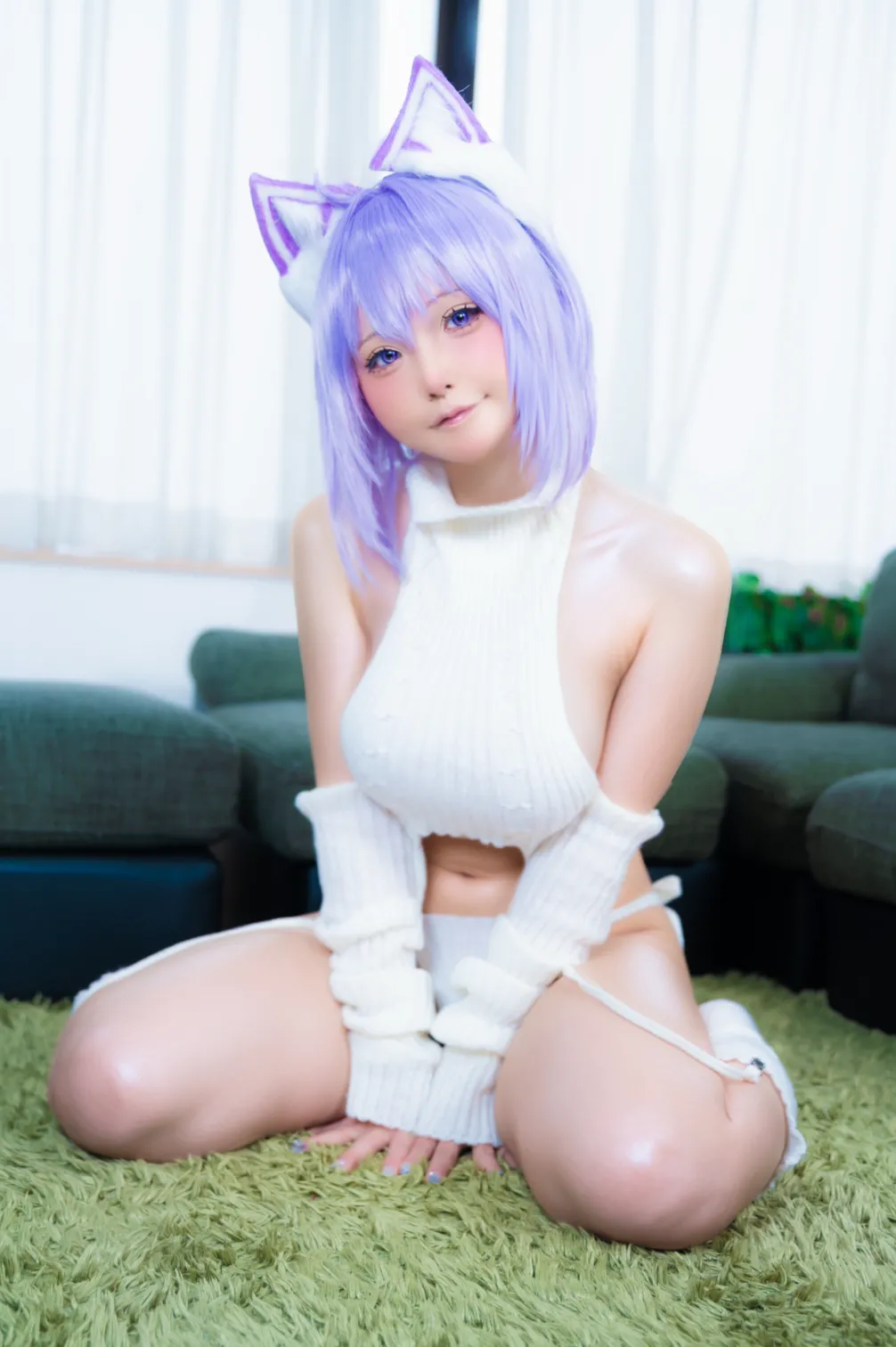 初音ひとり - Okayu sweater-erohere7.webp
