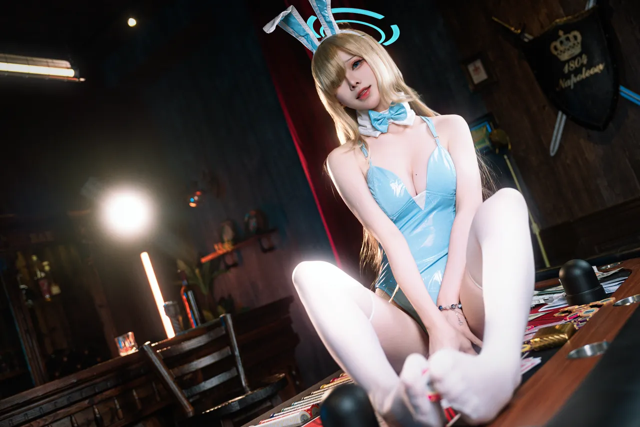 前野太太 - 蔚蓝档案 一之濑明日奈 兔女郎-erohere21.webp