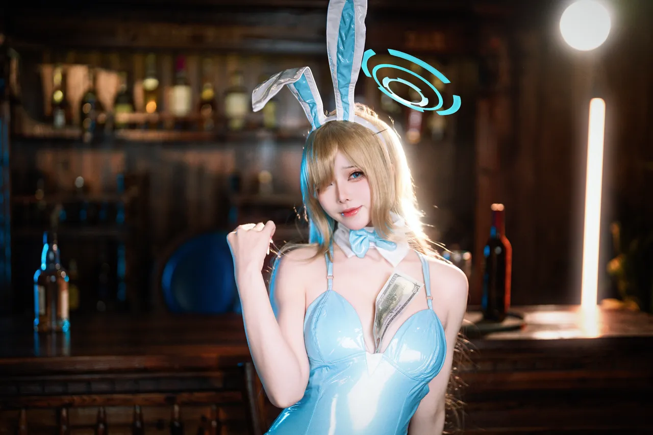 前野太太 - 蔚蓝档案 一之濑明日奈 兔女郎-erohere6.webp