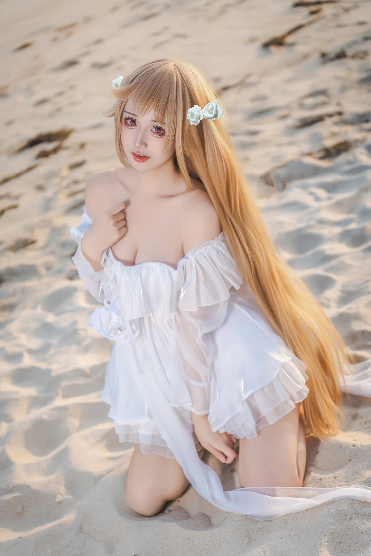 十悲伤小木十 - 碧蓝航线 安克雷奇 誓约礼服-erohere21.webp
